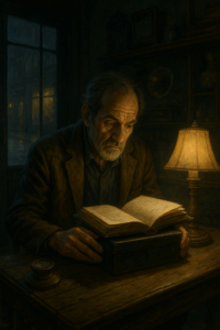 gizemli hikaye, antikacı dükkânı, esrarengiz defter